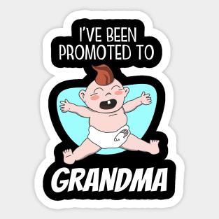 Promoted to Grandma Sticker